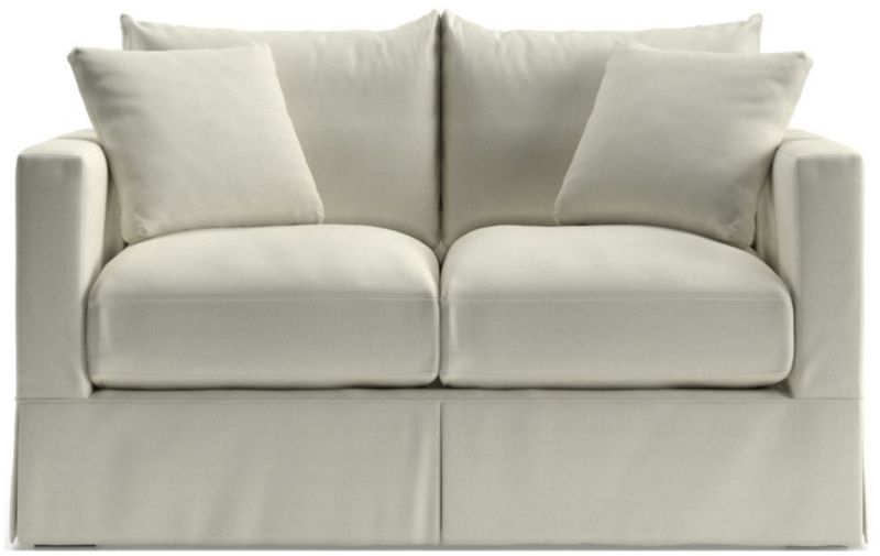 sofa vs loveseat dark brown tap to zoom willow modern slipcovered loveseat shown in kingston snow reviews crate and barrel sofa vs loveseat dark brown tap to zoom willow modern slipcovered loveseat shown in kingston snow reviews crate and barrel